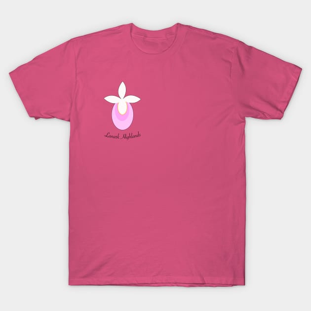 Lanark Highlands Ladyslipper T-Shirt by ALynnAubie